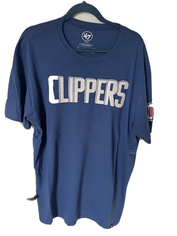 '47 Los Angele Clippers NBA Bleacher Blue Field house Men's  T-Shirt Size XL Cover