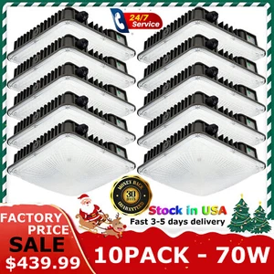 70Watt Canopy Lights Outdoor LED for Gas Station, Carport, Outdoor Lighting - Picture 1 of 19