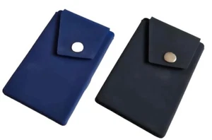 Handy Kartenetui / Smartphone-Etui / Silikon Kartenetui / Geldbörse / 2er Set - Bild 1 von 5