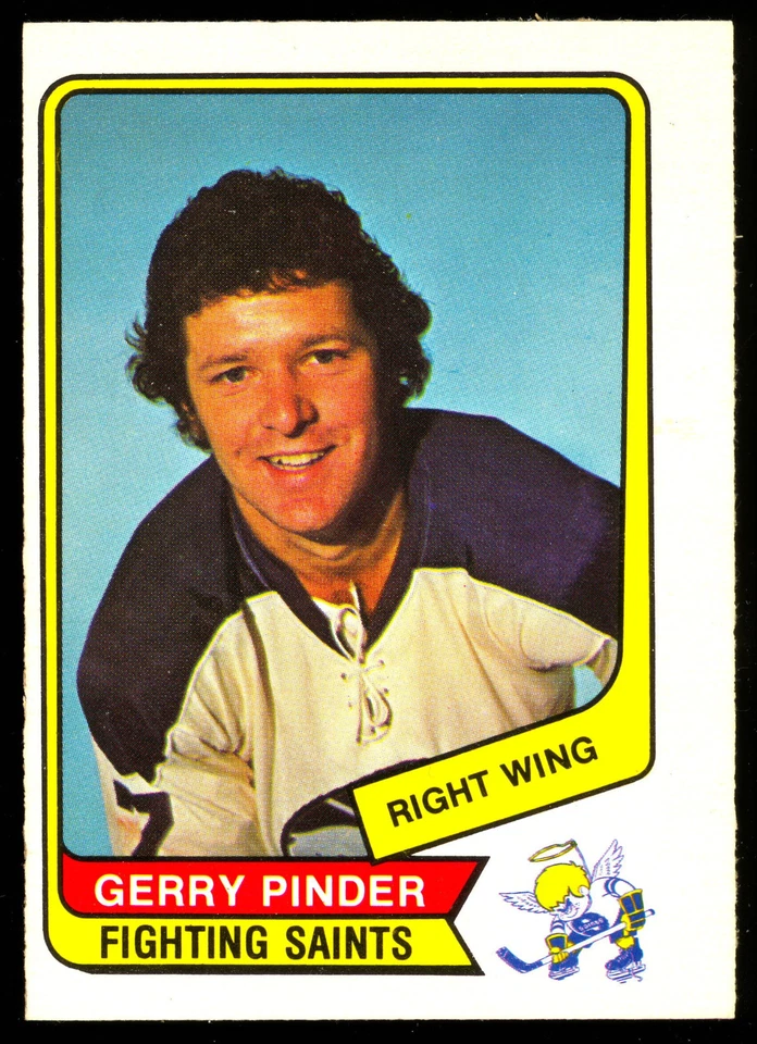 1976 77 OPC O PEE CHEE WHA #11 GERRY PINDER NM MINNESOTA FIGHTING SAINTS HOCKEY - Image 1 of 1