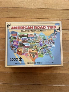 American Road Trip JIGSAW PUZZLE 1000 PIECES - TDC Puzzles - Picture 1 of 3