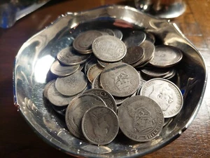 Pre 1920 Silver One Shilling King George and QueenVictoria - Picture 1 of 2