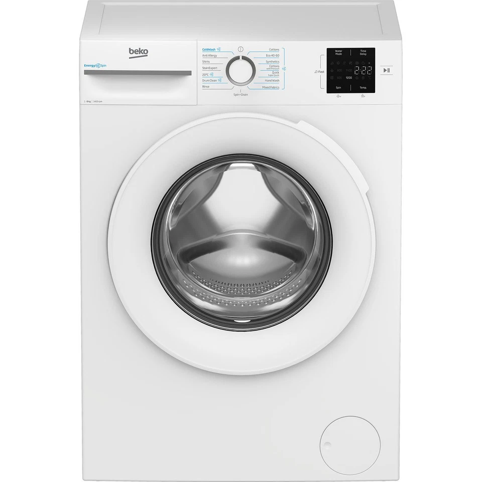 BEKO EnergySpin BM3WT3841W Washing Machine - White - REFURB-C
