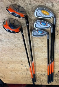 PING 17-4 MOXIE 5 GOLF CLUB set RH Y flex graphite shaft 7, 9, SW, wood, hybrid - Picture 1 of 23