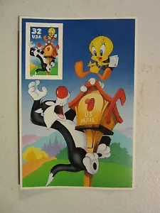 Lote de hojas de recuerdo #3205c 32c Silvestre y tweety - Looney Tunes 1998 WARNER BROS. - Imagen 1 de 1