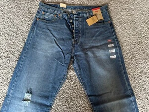 Levi 501 '93 Mens JEANS STRAIGHT STRETCH New With Tags W34 L30 - Picture 1 of 20