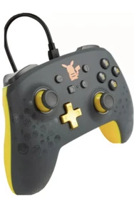 Enhanced Wired Controller for Nintendo Switch - Pokémon: Pikachu Grey PowerA New - Picture 1 of 6