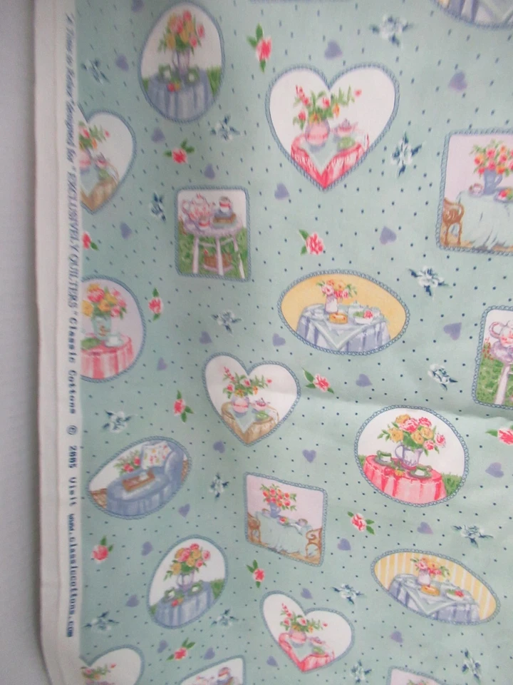 Exclusively For Quilters Classic Cottons 2005 Fabric  "A TIME TO RELAX" SBTYX44 - Image 1 of 4