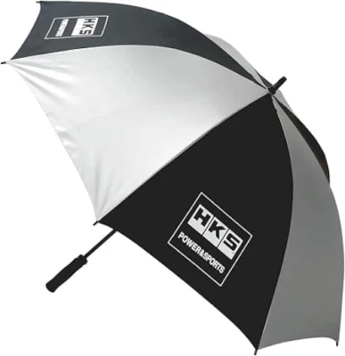 HKS Official Goods Umbrella Circuit Umbrella Two-tone (Silver/Black) 51007-AK396 - Image 1 of 4