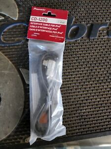 Pioneer CD-1200 Interface Cable For iPod NEW OEM Genuine  New Sealed 