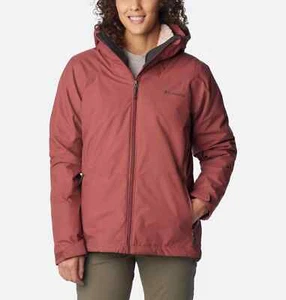 NWT Columbia Gulfport Fleece Interchange Jacket Omni-Tech Beetroot $210 - Picture 1 of 12