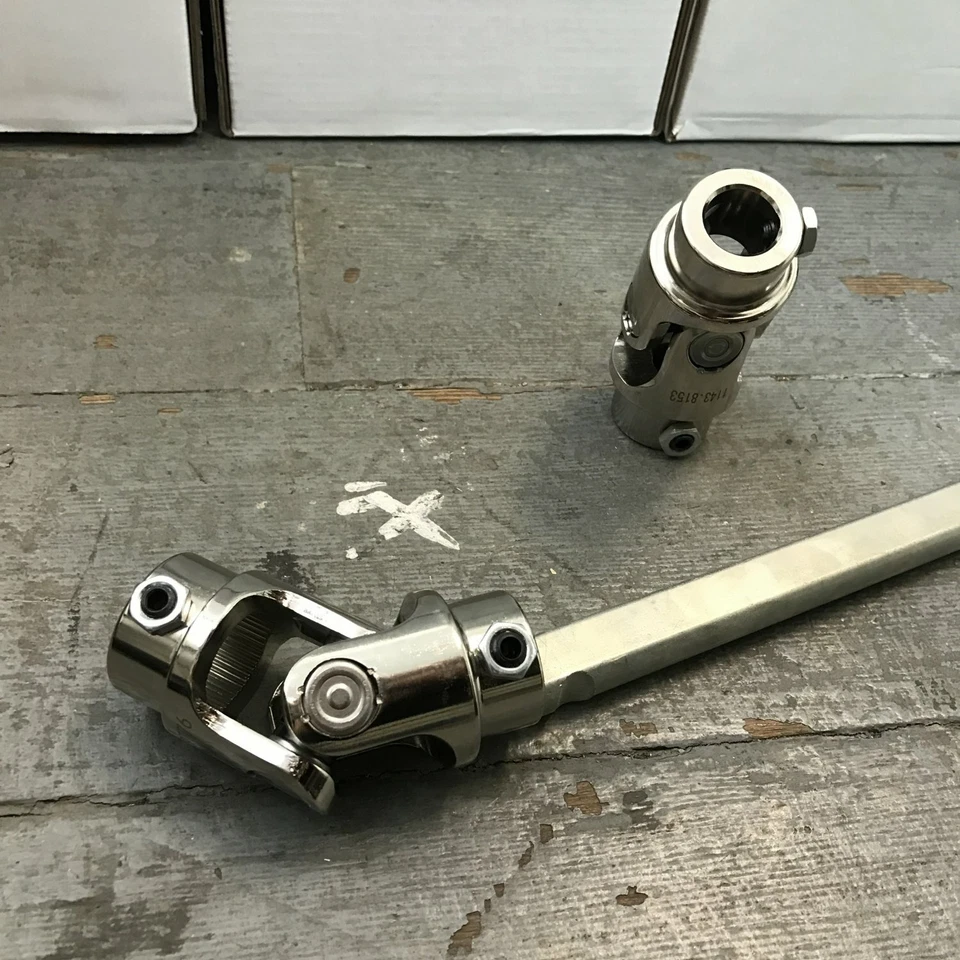 3/4 英寸 DD x 3/4 DD + 福特三角 U 型接头 + 18 英寸轴转向柱联动套件 — 第 1/4 张图片