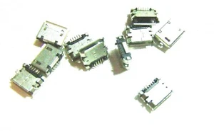 10x 5 Pin Micro - B USB Female Connector Socket Charging Port Coupler Plug Jack - Picture 1 of 4