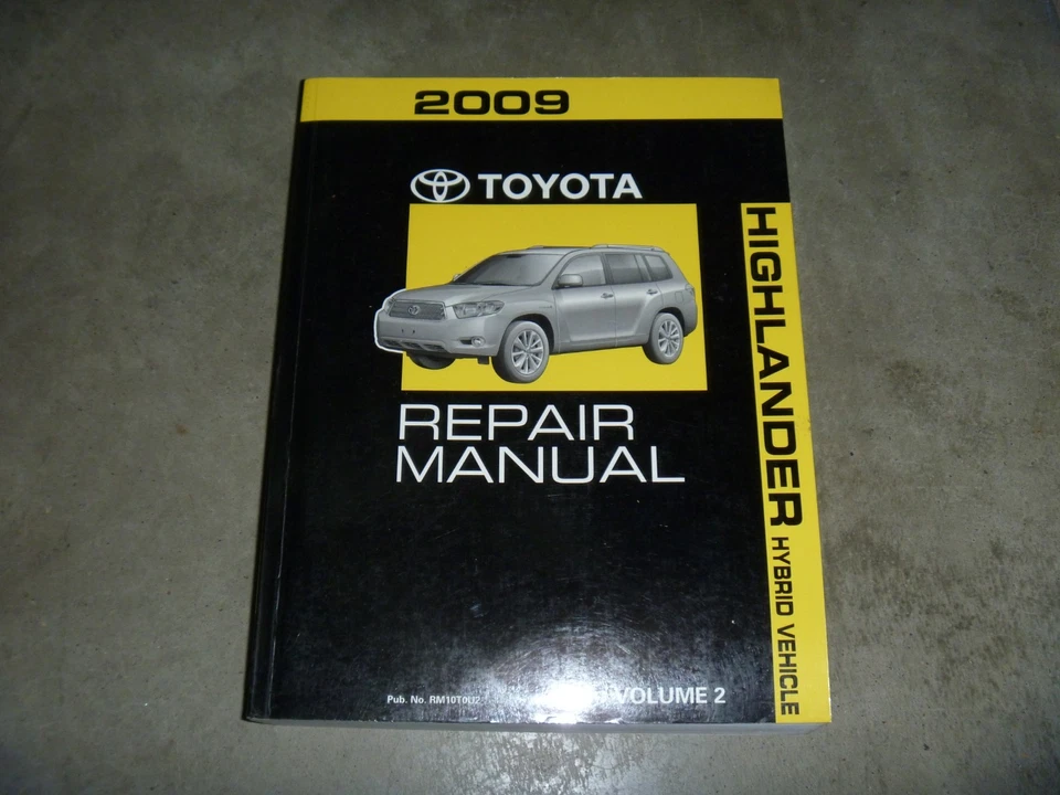 Toyota Highlander 2009 transmisión híbrida taller manual de reparación vol. 2 Foto 1 de 1