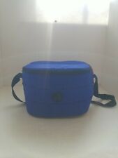 Coleman Blue Insulated Cooler Tote Bag Lunch Bag Shoulder Strap Pre Owned 
