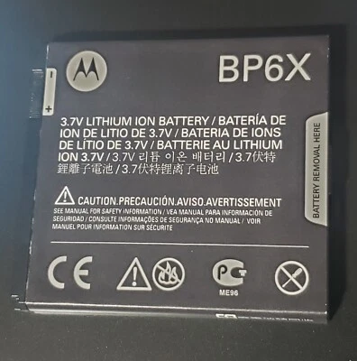 Motorola Droid 2 A955 BP6X Nueva Batería OEM para A855D, BLI-1114-1 Embalaje a Granel Foto 1 de 3