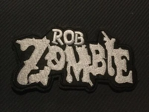 Rob Zombie Band Patch Rock Music Embroidered Iron On 4.5"x2.25" - Picture 1 of 1