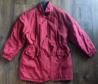 Forecaster of Boston Anorak Med-Length Jacket Coat Womens Size Med Cinch Waist - Image 1 of 4