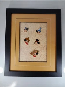 Disney Mickey Mouse Muchos Sombreros 5 Pin Enmarcado Set Edición Limitada 100 - Imagen 1 de 21