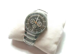 Pre-owned: Skagen Gents Aabye Watch. Silver. Black dial. SKW6054 - Picture 1 of 9