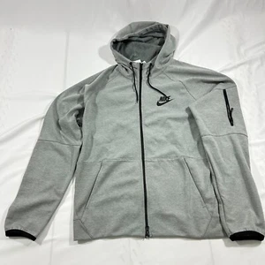 NWT Men's Gray Nike Hoodie Full Zipper Pullover Large DD5284-002 - Picture 1 of 8