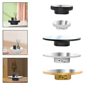 Electric Rotating Jewelry Display Stand Automatic Display Tray Gifts - Picture 1 of 33