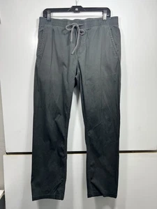Vissla Organic Cotton Ripstop Pants Men’s Large Black Climber Hiking See Pics  - Picture 1 of 11