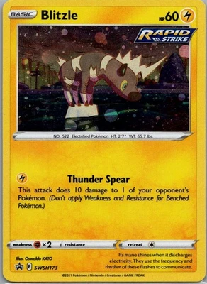 Blitzle Promo SWSH: Sword & Shield Promo Cards SWSH173 NM - Image 1 of 2