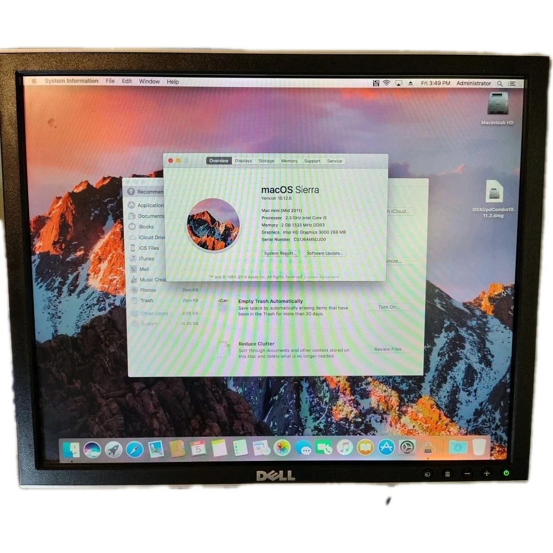 Apple Mac mini 2 GB RAM 2011 Apple Desktops & All-In-One Computers