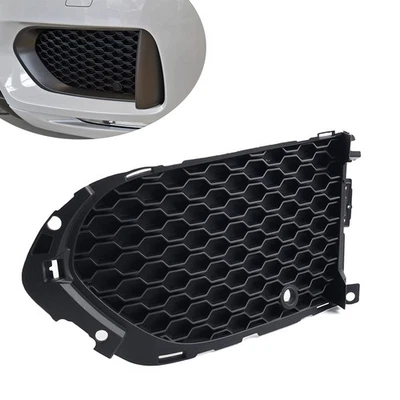 Closed Mesh Front Bumper Fog Light Lamp Grill With PDC For Jaguar F-Pace 2016-20 Foto 1 de 4