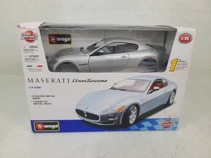 (NEW) BURAGO #18-25087 MASERATI GRANTURISMO EASY ASSEMBLE METAL KIT - Picture 1 of 4