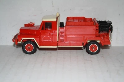 SOLIDO ACMAT VLRA 4X4 FIRE TANKER TRUCK DIECAST-1/50-GOOD-RED-LOOSE - Image 1 of 4