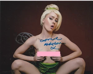 Carmel Anderson   **HAND SIGNED**  8x10 photo  ~  AUTOGRAPH ~ Adult Film Star - Foto 1 di 1