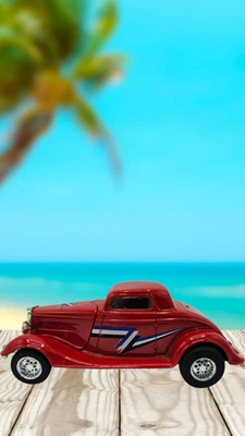 1998 Majorette Collectible Die Cast Hot Rod 1932 Ford Coupe - Image 1 of 4