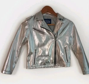 Scoop Moto Jacket Girls Size M 7-8 - Picture 1 of 3