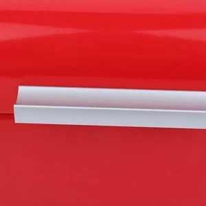 Elegant Red Bread Bin with Glossy Surface & Durable Iron Construction - Picture 1 of 7