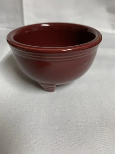 FIESTA Cinnabar Tripod Dipping Bowl: New 2001 Original Stock - Picture 1 of 5