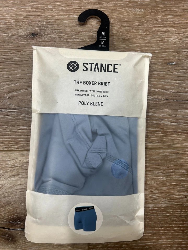 Stance The Boxer Calzoncillo Soporte Medio Azul Talla M (32-34) NUEVO Foto 1 de 2