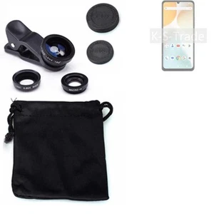 For BLU G44 Camera Set Fish Eye Wide Angle Macro Lens  - Afbeelding 1 van 6