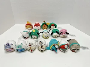 Disney Tsum Tsum Plush 2018 Advent Calendar Lot of 16 – Winter Christmas Edition - Picture 1 of 9