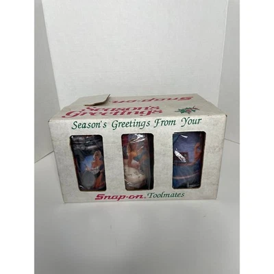 Juego de 6 tazas de café de viaje vintage Snap-on Toolmates 1987 nuevas en bolsa con caja Foto 1 de 4