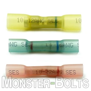 NSPA KrimpaSeal Heat Shrink Crimp Step-Down Sealed Butt Connectors / Waterproof - Picture 1 of 9