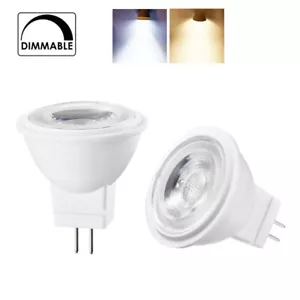 Dimmable MR11 LED Spotlight Bulb 3W GU4 2835 SMD Replace 30W Halogen White Lamp - Picture 1 of 7