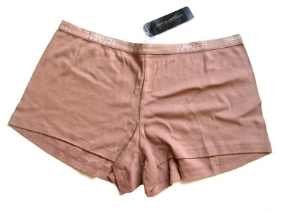 A0541 DONNA KARAN NUEVO 374051 Pantalones Cortos para Dormir Para Mujer Logo Cintura Algodón Suave Puro Foto 1 de 2