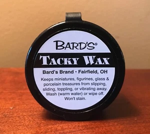 Bard's Brand TACKY WAX Wonderful Temporary Sticky Adhesive Holds Minis SMALL TUB - Picture 1 of 1