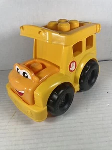 Mega Blocks First Builders Sonny School Bus Yellow Vehicle Mega Blocks No Ppl 17 - Picture 1 of 7