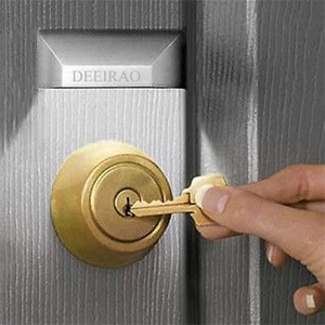 DEEIRAO Home Keyhole Infrared PIR Wireless Auto Sensor Motion Detector LED Li... - Picture 1 of 8