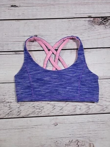 Ivivva girl sports bra Size 12 Purple Unique Back Athletic P9 - Picture 1 of 5
