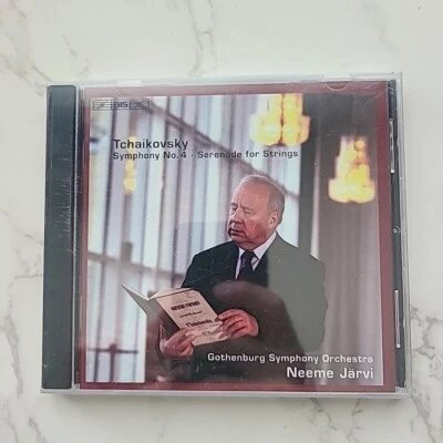 NEEME JARVI Tchaikovsky: Symphony No 4 Serenade for Strings NEW Sealed CD 2008 Foto 1 de 4