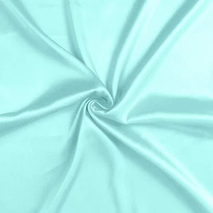 Indian Satin Fabric 4YD Dressmaking Tunic Top Material Sewing Aqua Fabric 44"W - Picture 1 of 1